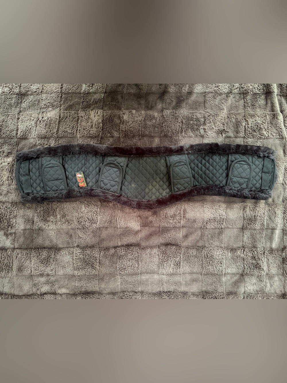 Equine Comfort Products ECP Fleece Girth Cover Black